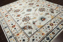 8x10 Blue, Light Gold, Blush Color Hand Knotted Tibetan New Zealand Wool Traditional Oriental Rug