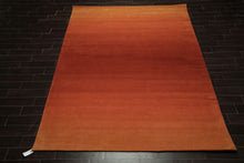 loomBloom Multi Size Brunt Orange Hand Tufted Wool Modern & Contemporary Ombre Designer Rug  Oriental Area Rug