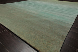 LoomBloom Multi Color Hand Tufted Modern & Contemporary Ombre Designer Wool Oriental Area Rug