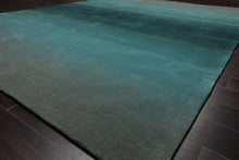 LoomBloom Multi Color Hand Tufted Modern & Contemporary Ombre Designer Wool Oriental Area Rug