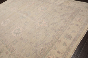 9'x12' Moss Hand Knotted Afghan Oushak Traditional Wool Oriental Area Rug