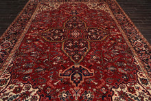 10x14 Rusty Red Hand Knotted 100% Wool Authentic Herizz Persian Oriental Area Rug