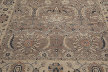 8x10 Hand Knotted Distress Quality 100% Wool Traditional Oriental Area Rug Tan Ivory Color