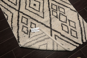 LoomBloom 3'x5' Beige Hand Knotted Afghan Moroccan Traditional Tribal Wool Oriental Area Rug