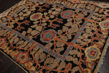 LoomBloom Multi Color 8x10 Hand Knotted Arts & Crafts/Mission Stained Glass Oushak Wool Oriental Area Rug