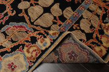 LoomBloom Multi Color 8x10 Hand Knotted Arts & Crafts/Mission Stained Glass Oushak Wool Oriental Area Rug