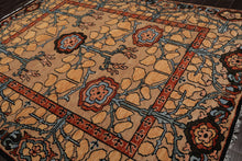 LoomBloom Multi Color 8x10 Hand Knotted Arts & Crafts/Mission Stained Glass Oushak Wool Oriental Area Rug