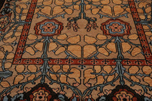 LoomBloom Multi Color 8x10 Hand Knotted Arts & Crafts/Mission Stained Glass Oushak Wool Oriental Area Rug