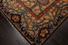 LoomBloom Multi Color 8x10 Hand Knotted Arts & Crafts/Mission Stained Glass Oushak Wool Oriental Area Rug