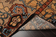 LoomBloom Multi Color 8x10 Hand Knotted Arts & Crafts/Mission Stained Glass Oushak Wool Oriental Area Rug
