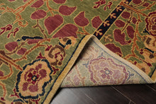 LoomBloom Multi Color 8x10 Hand Knotted Arts & Crafts/Mission Stained Glass Oushak Wool Oriental Area Rug