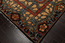 LoomBloom Multi Color 8x10 Hand Knotted Arts & Crafts/Mission Stained Glass Oushak Wool Oriental Area Rug