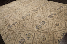 9x12 Gray, Taupe, Slate Color Hand Knotted Tibetan Wool Transitional Oriental Rug