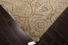 9x12 Gray, Taupe, Slate Color Hand Knotted Tibetan Wool Transitional Oriental Rug