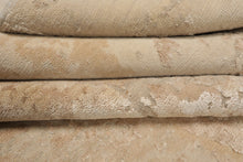 9x12 Beige, Gray, Taupe Color Hand Knotted Sherpa Wool and Silk Modern Oriental Rug