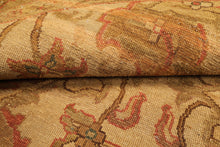 8 Round Tan, Sage, Rust Color Hand Knotted Soumak Wool Traditional Oriental Rug