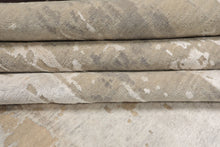 9x12 Gray, Beige, Blue Color Hand Knotted Sherpa Wool and Silk Modern Oriental Rug