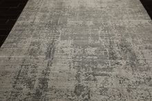 8x10 Tone on Tone Gray, , Color Hand Loomed Sherpa Wool and Silk Modern Oriental Rug