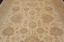 8'11'' x 11'6'' Hand Knotted 100% Wool Peshawar Oriental Area Rug Beige