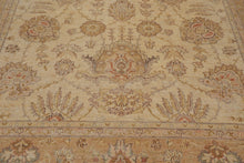 8'11'' x 11'6'' Hand Knotted 100% Wool Peshawar Oriental Area Rug Beige