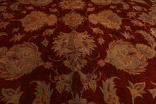 11x16 Burnt Orange, Light Gold, Mint Color Hand Knotted Tabriz wool Traditional Oriental Rug