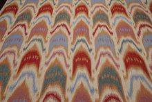 10x14 Ivory, Blue, Orange Color Hand Woven Flatweave Wool Contemporary Oriental Rug