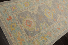3x5 Aubergine, Ivory, Gold Color Hand Knotted Turkish Wool Arts & Crafts/Mission Oriental Rug