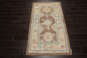 3x5 Camel, Beige, Brown Color Hand Knotted Turkish Wool Arts & Crafts/Mission Oriental Rug