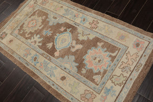 3x5 Camel, Beige, Brown Color Hand Knotted Turkish Wool Arts & Crafts/Mission Oriental Rug