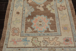 3x5 Camel, Beige, Brown Color Hand Knotted Turkish Wool Arts & Crafts/Mission Oriental Rug