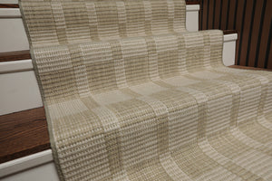 Multi Size Green White Color Hand Loomed Flatweave Wool Modern Oriental Rug