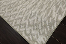 Multi Size White Sage Color Hand Loomed  Wool Modern Oriental Rug