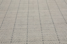 Multi Size Ivory  Gray Color Hand Loomed  Wool Contemporary Oriental Rug