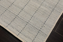 Multi Size Ivory  Gray Color Hand Loomed  Wool Contemporary Oriental Rug