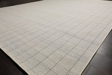 Multi Size Ivory  Gray Color Hand Loomed  Wool Contemporary Oriental Rug