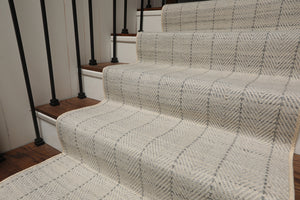 Multi Size Ivory  Gray Color Hand Loomed Flatweave Wool Contemporary Oriental Rug