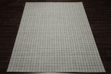 Multi Size Slate Ivory Color Hand Woven  Wool Modern Oriental Rug