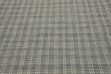 Multi Size Slate Ivory Color Hand Woven  Wool Modern Oriental Rug