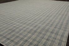 Multi Size Slate Ivory Color Hand Woven  Wool Modern Oriental Rug