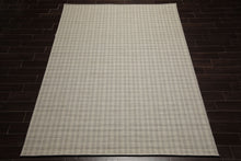 Multi Size Gray Ivory Color Hand Woven  Wool Modern Oriental Rug