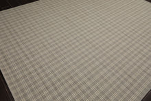 Multi Size Gray Ivory Color Hand Woven  Wool Modern Oriental Rug