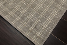 Multi Size Gray Ivory Color Hand Woven  Wool Modern Oriental Rug