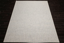 Multi Size Ivory  Gray Beige Color Hand Loomed  Wool and Polyster Modern Oriental Rug