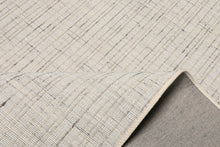 Multi Size Ivory  Gray Beige Color Hand Loomed Flatweave Wool and Polyster Modern Oriental Rug