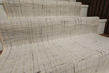 Multi Size Ivory  Gray Beige Color Hand Loomed Flatweave Wool and Polyster Modern Oriental Rug