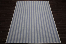 Multi Size Denim Ivory Color Hand Loomed  Wool Modern Oriental Rug