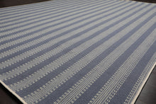 Multi Size Denim Ivory Color Hand Loomed  Wool Modern Oriental Rug