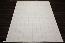 Multi Size Ivory  Gray Color Hand Loomed  Wool Modern Oriental Rug