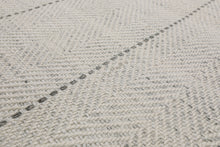 Multi Size Ivory  Gray Color Hand Loomed  Wool Modern Oriental Rug