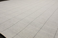 Multi Size Ivory  Gray Color Hand Loomed  Wool Modern Oriental Rug